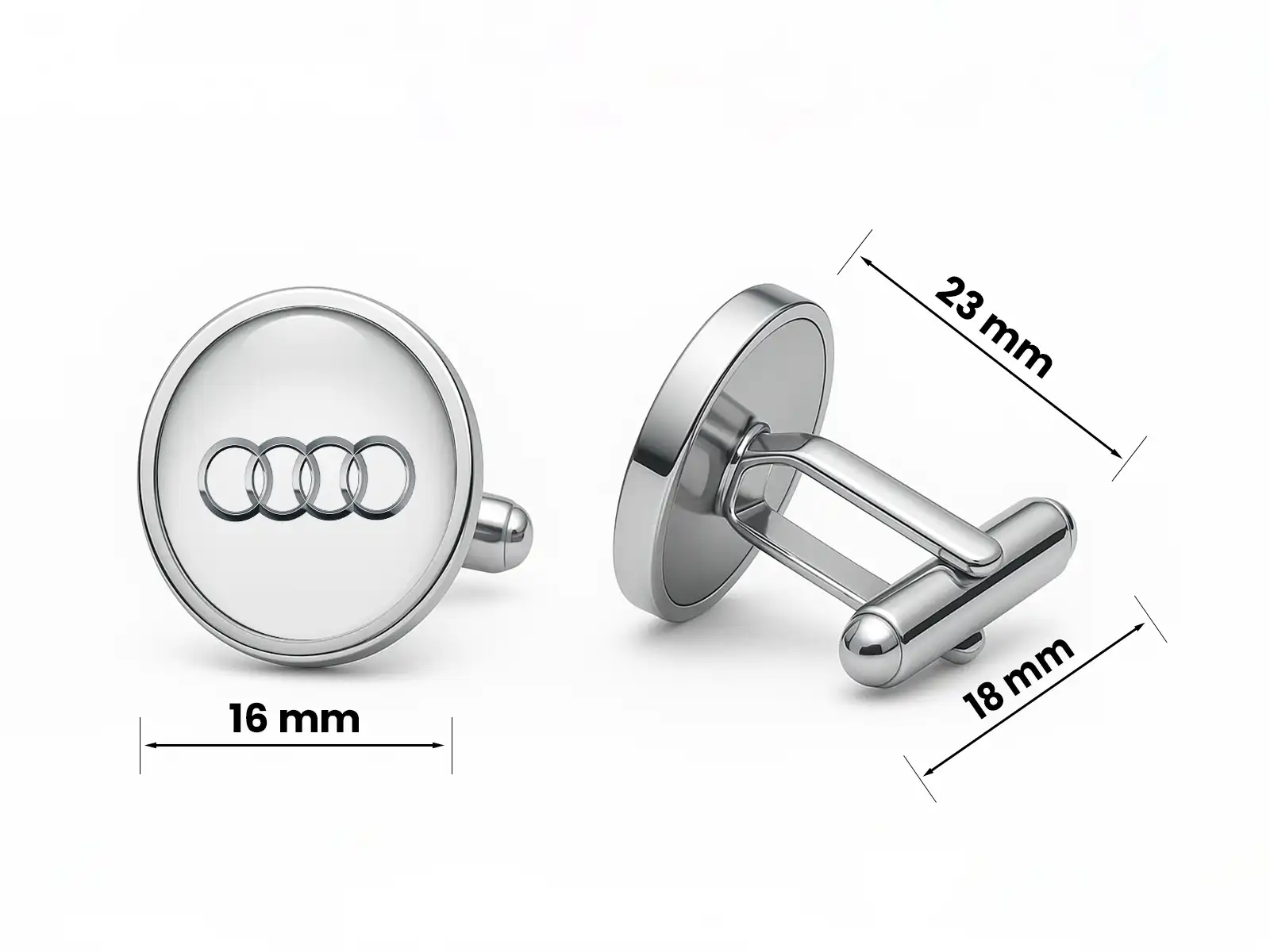 Audi Formelle Manschettenknöpfe Herrenmode Robust Universal